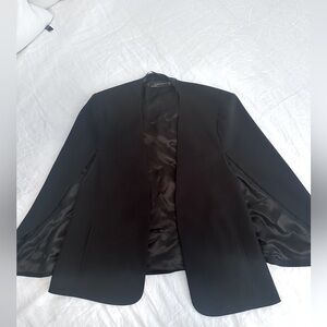 Zara black cape blazer poncho jacket slits, Women’s XL